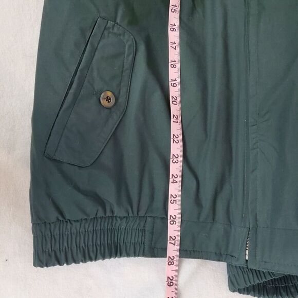 Vintage London Fog Griffith Mens Size XL Green Zip Up Removable Liner Jacket New - Picture 6 of 8